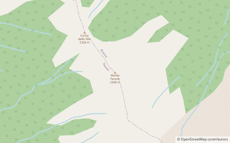 Monte Ferone location map