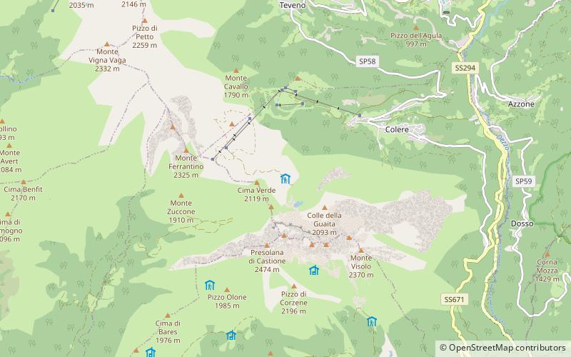 Rifugio Luigi Albani location map