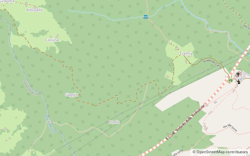 Sacro Monte di Ossuccio location map