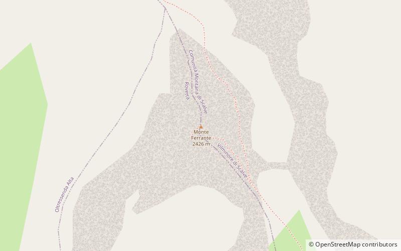 Monte Ferrante location map