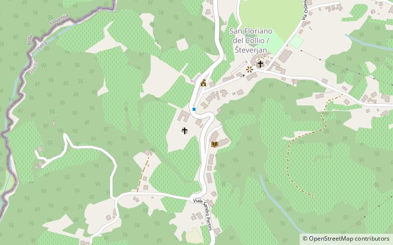 San Floriano del Collio location map