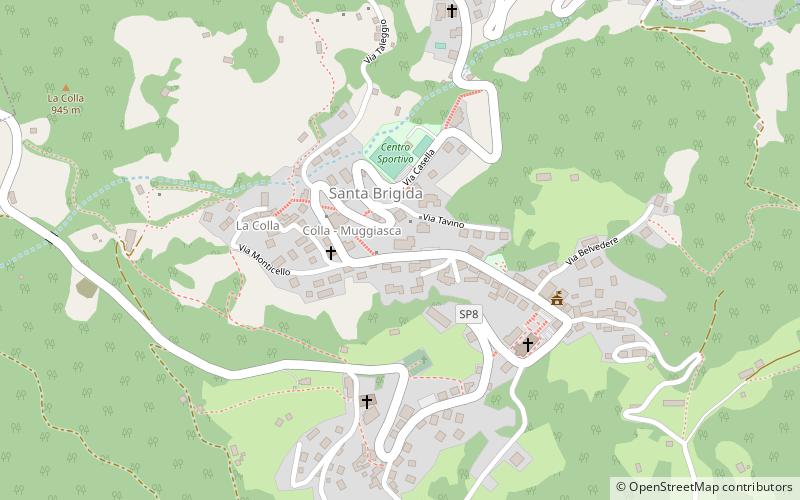 Santa Brigida location map