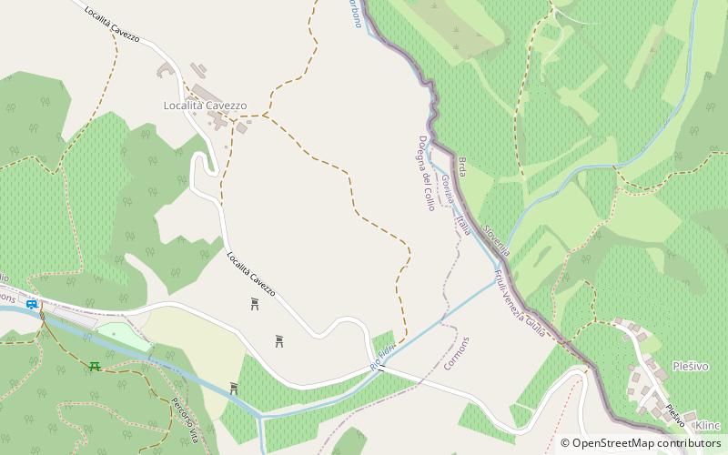 Gorizia Hills location map