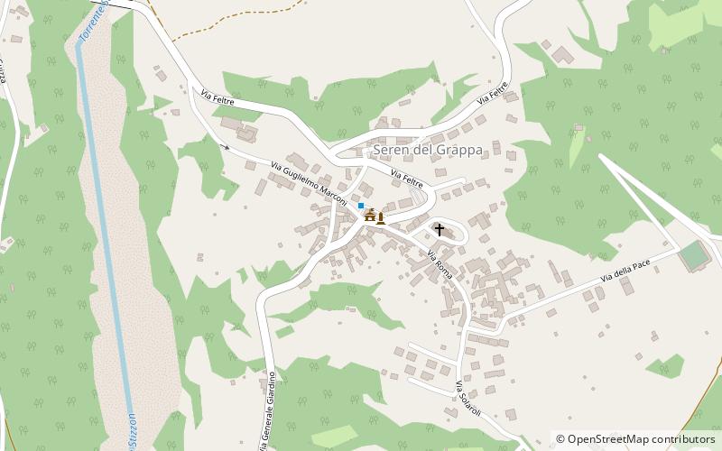Seren del Grappa location map