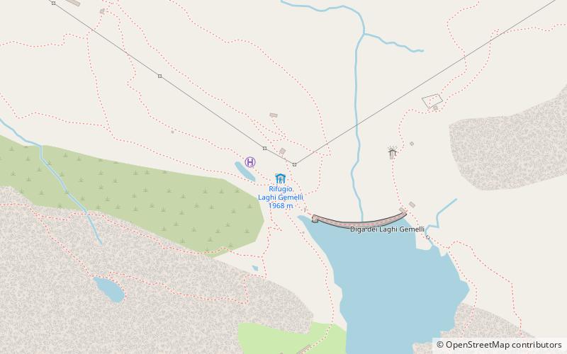 Rifugio Laghi Gemelli location map