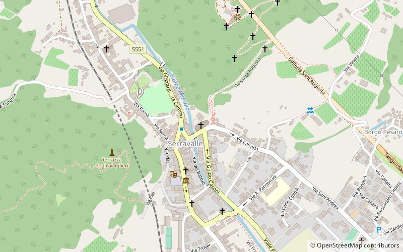 Duomo di Serravalle location map