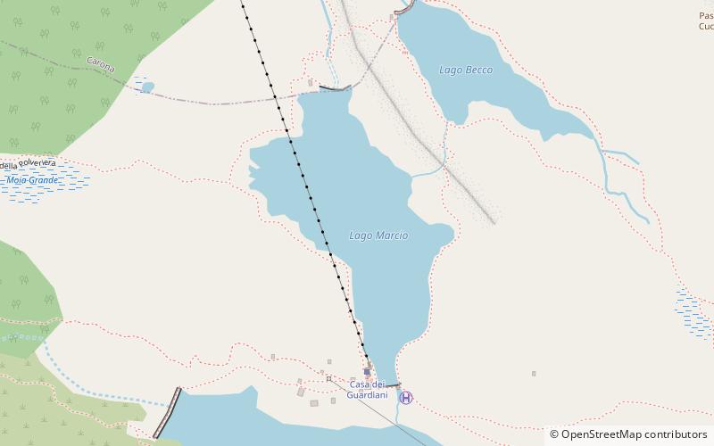 Marcio Lake location map