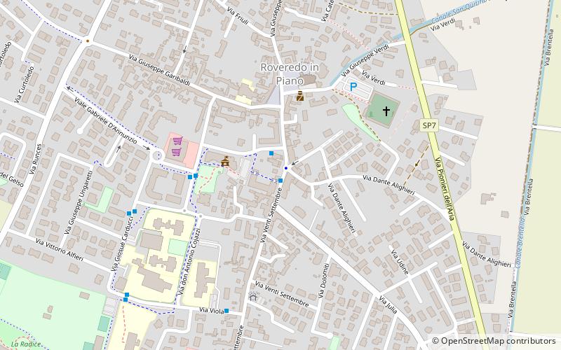 Roveredo in Piano location map