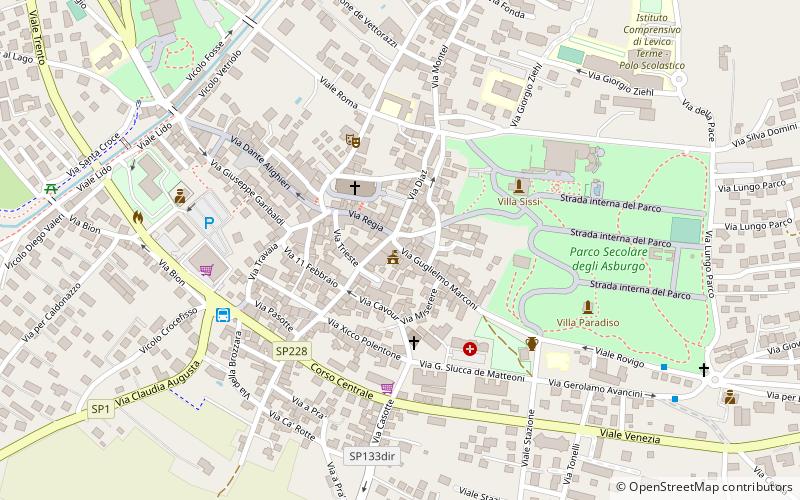 Municipal library location map