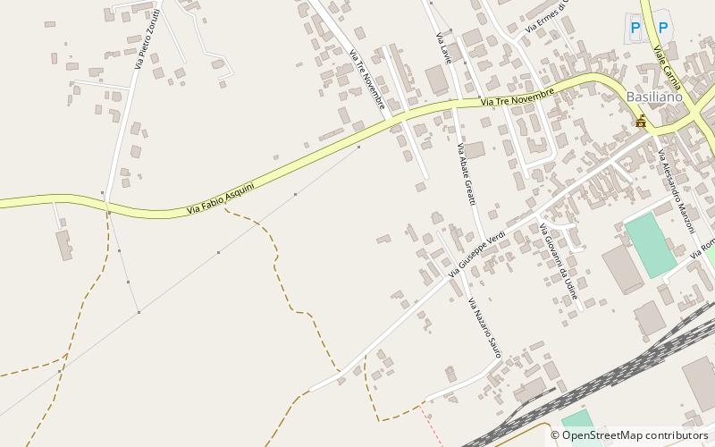 Basiliano location map