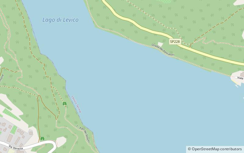 Lago de Levico location map