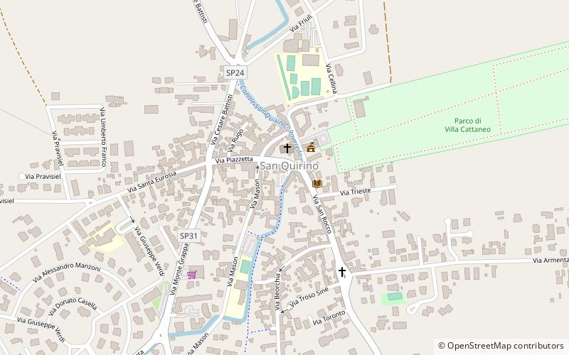 San Quirino location map