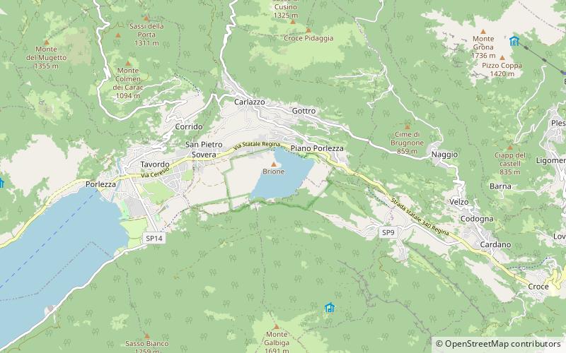 Lago di Piano location map