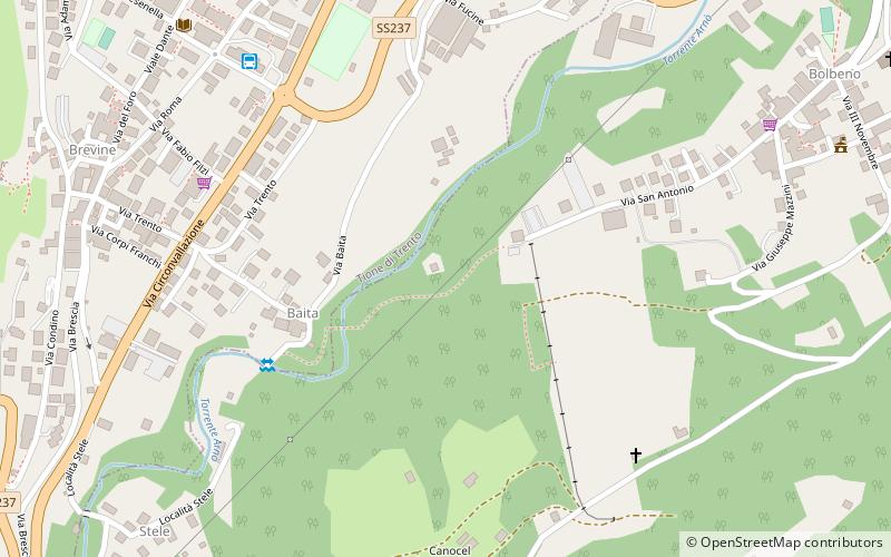 Giudicarie location map
