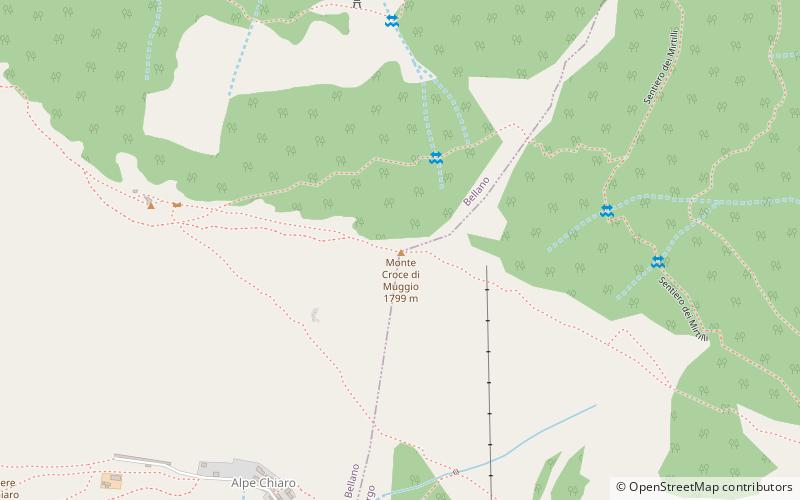 Monte Croce di Muggio location map