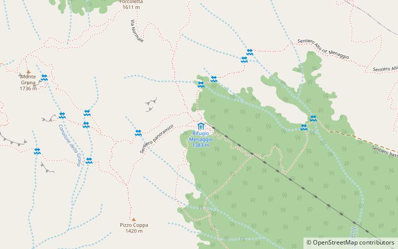 Rifugio Menaggio location map