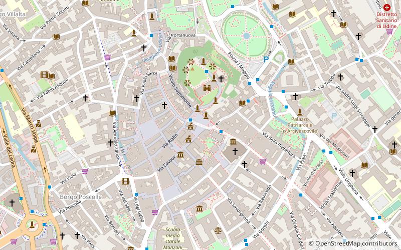 Piazza Libertà location map