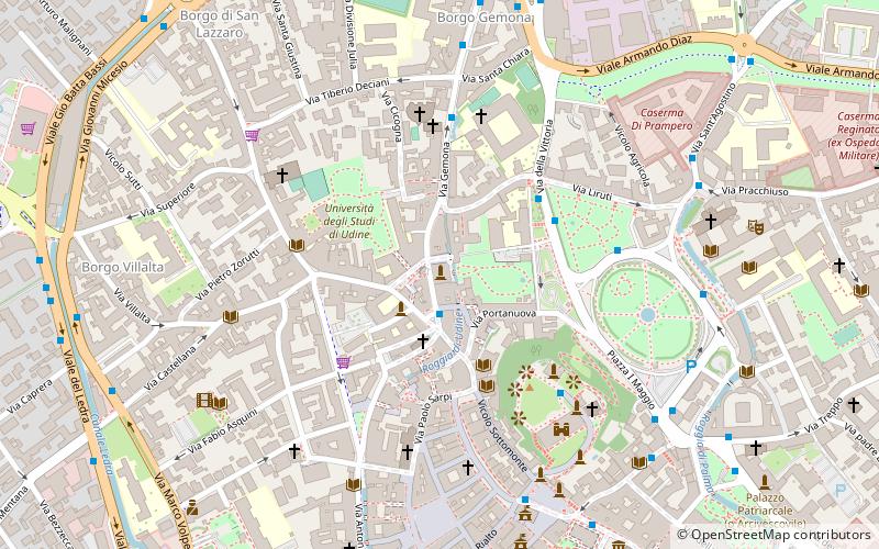Palais Antonini location map