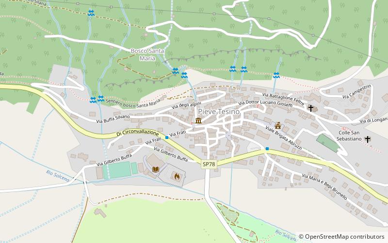 Casa Alcide de Gasperi museum location map