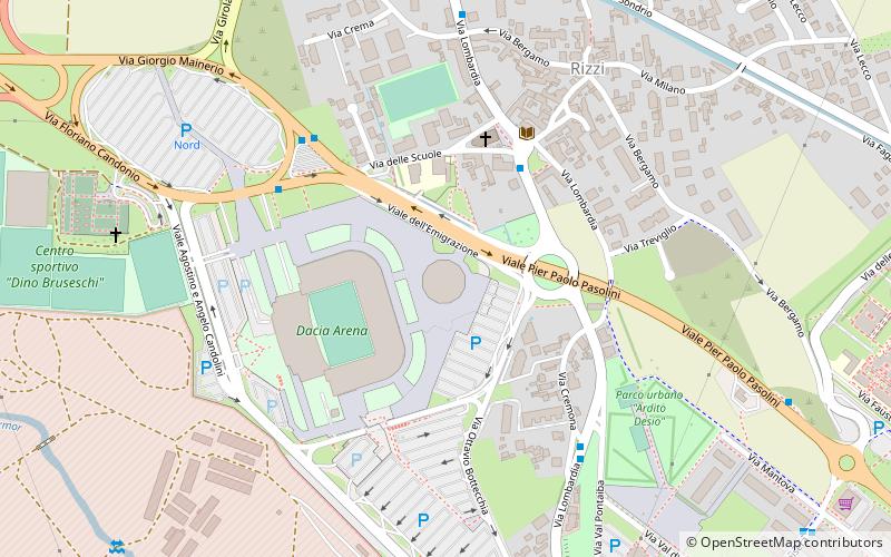 Palasport Primo Carnera location map