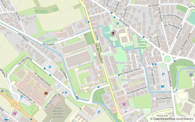 Universität Udine location map