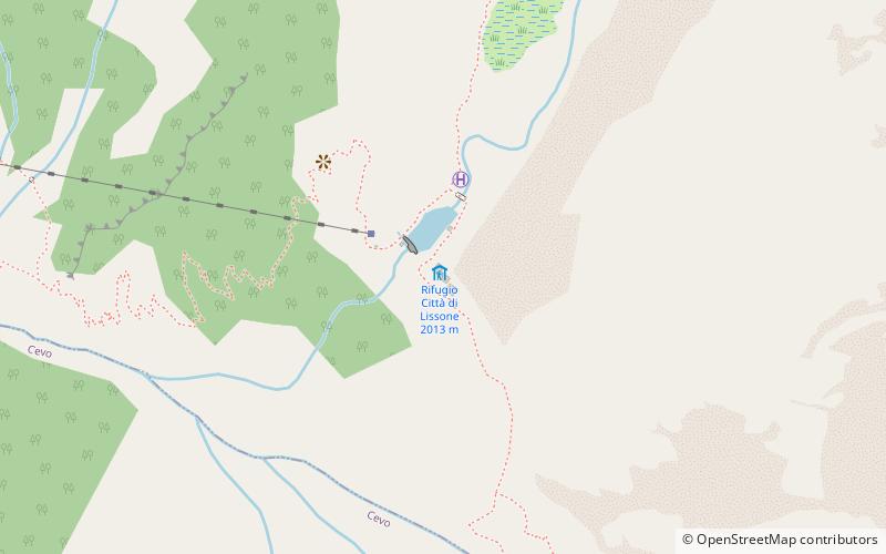 Rifugio Città di Lissone location map