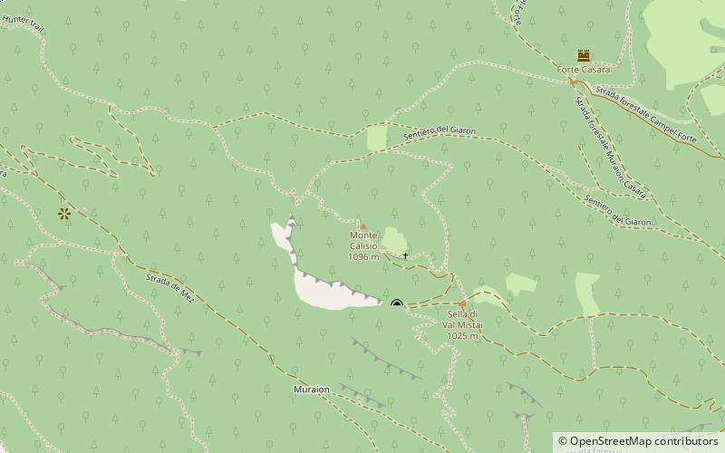 Monte Calisio location map