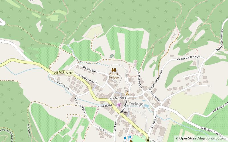 Castel Terlago location map