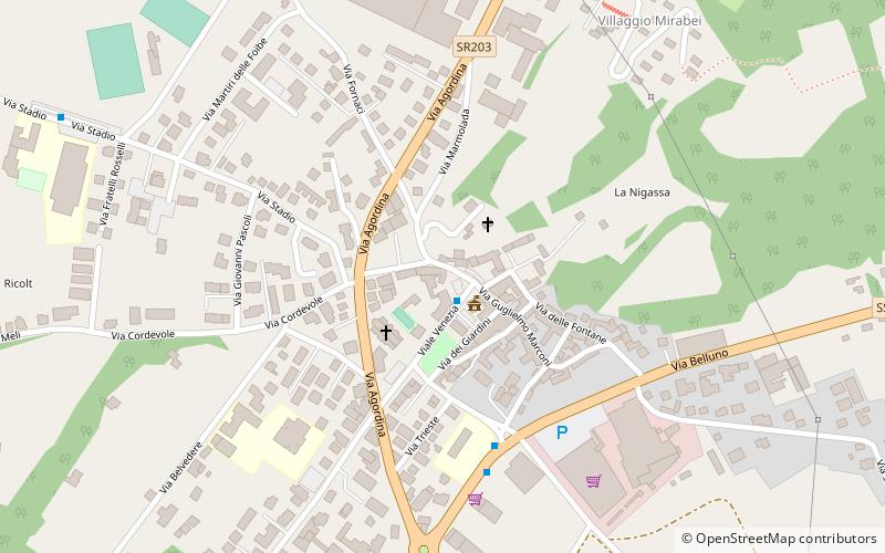 Sedico location map
