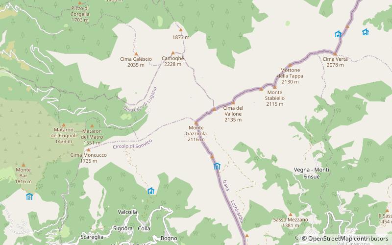 Gazzirola location map