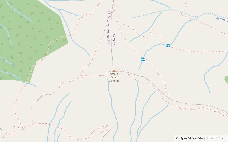 Pizzo di Gino location map