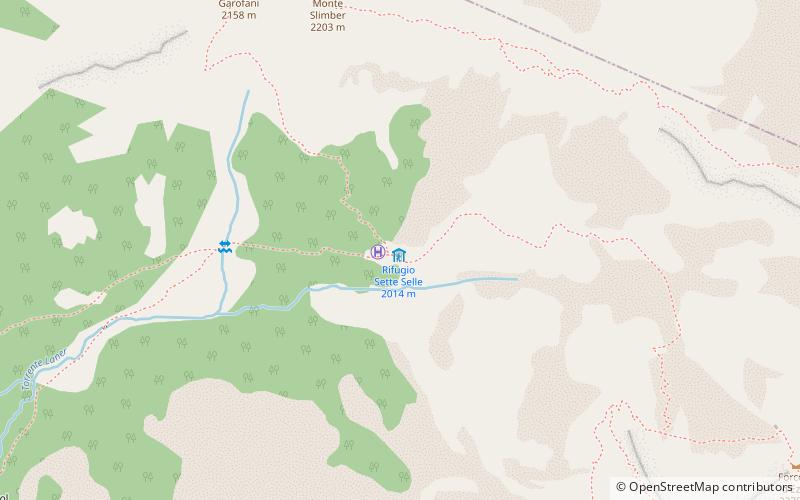 Rifugio Sette Selle location map