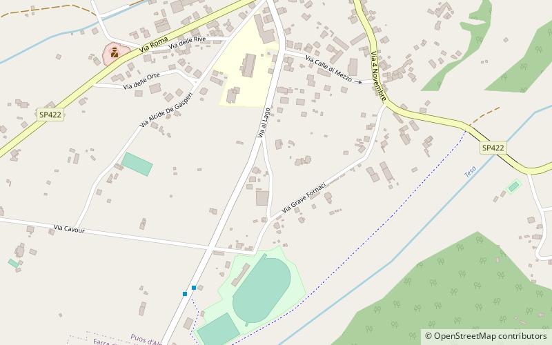 giardino botanico alpino giangio lorenzoni puos dalpago location map