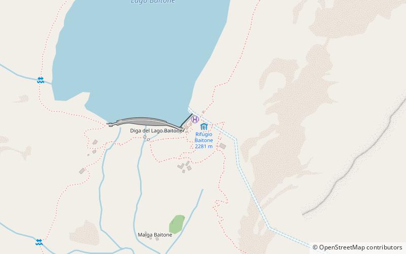 Rifugio Baitone location map