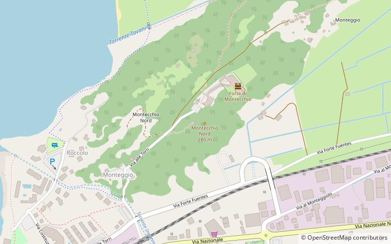 Forte Montecchio Nord location map