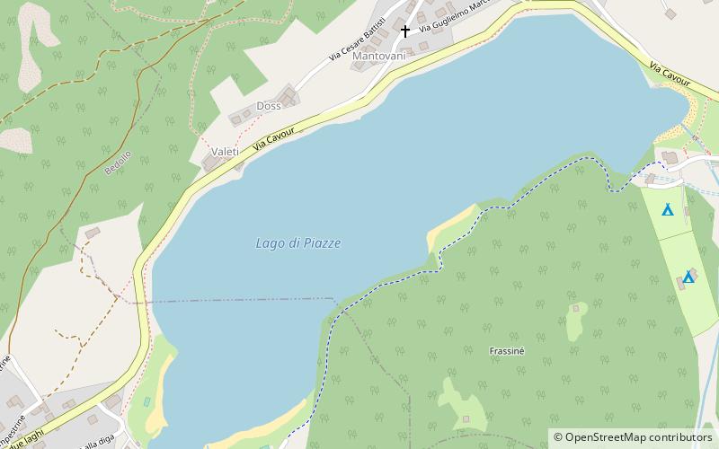 Lac de Serraia location map