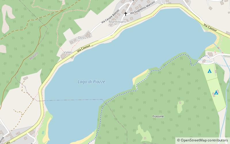 Lac de Piazze location map