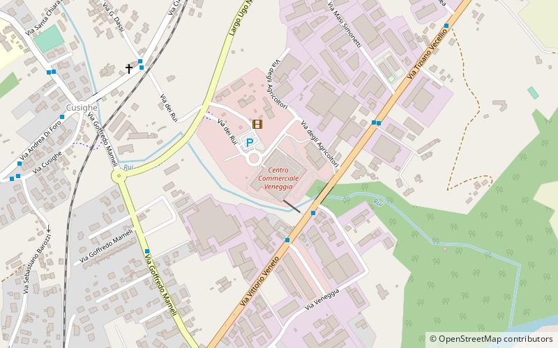 Veneggia location map