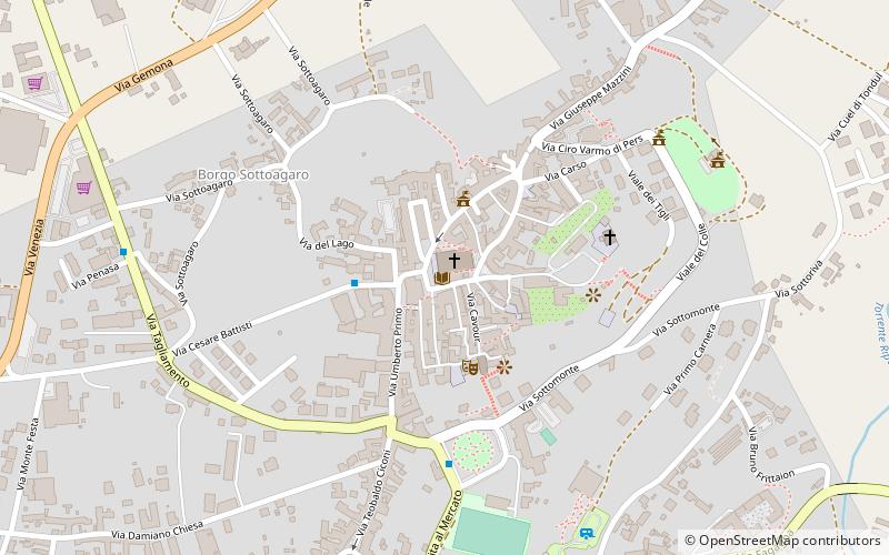 Biblioteca Guarneriana location map