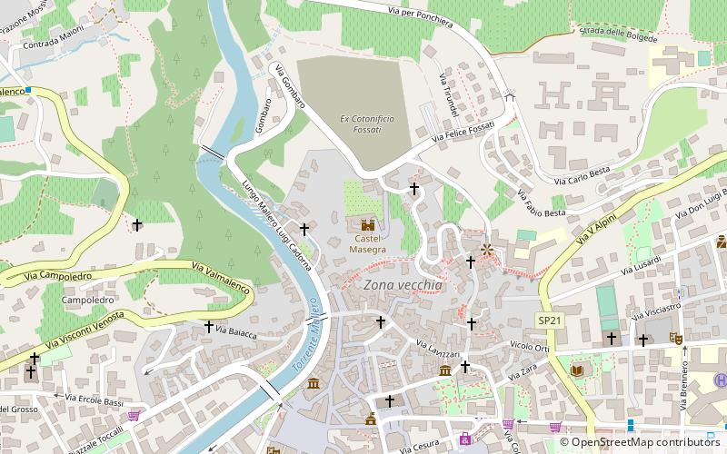 Castel Masegra location map