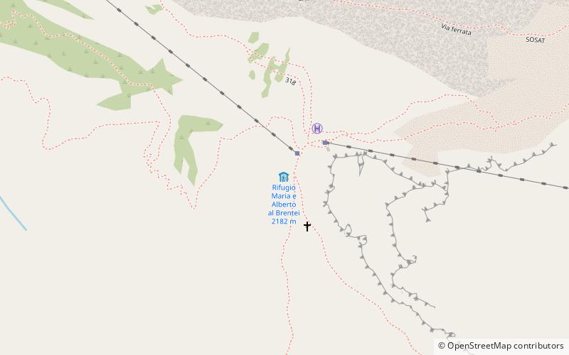 Rifugio Maria e Alberto al Brentei location map
