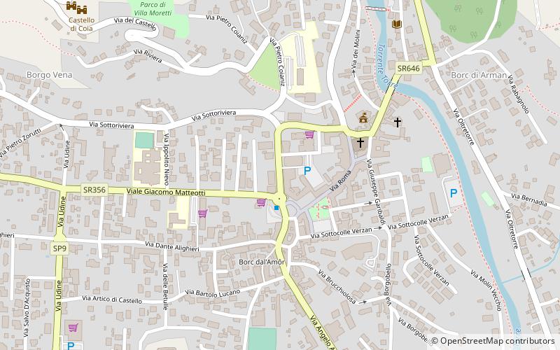 Tarcento location map