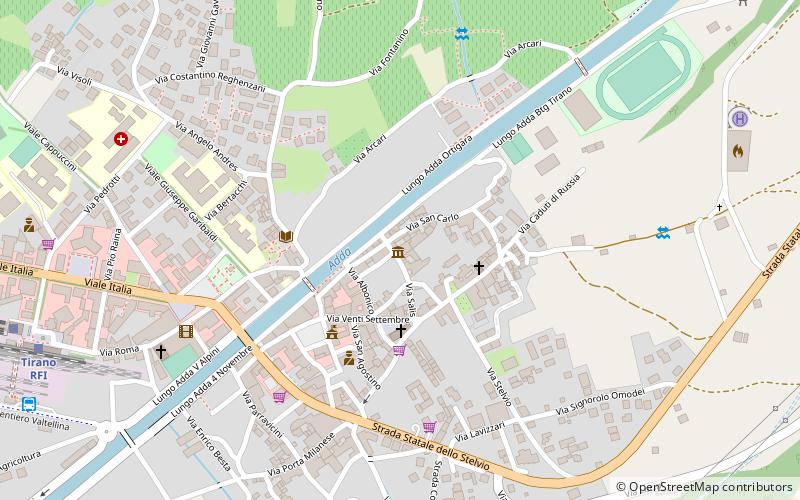 Salis Palace location map