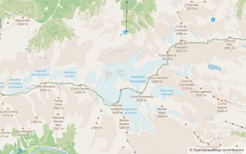 Adamello-Presanella-Alpen location map
