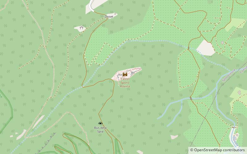 Castel Sporo Rovina location map