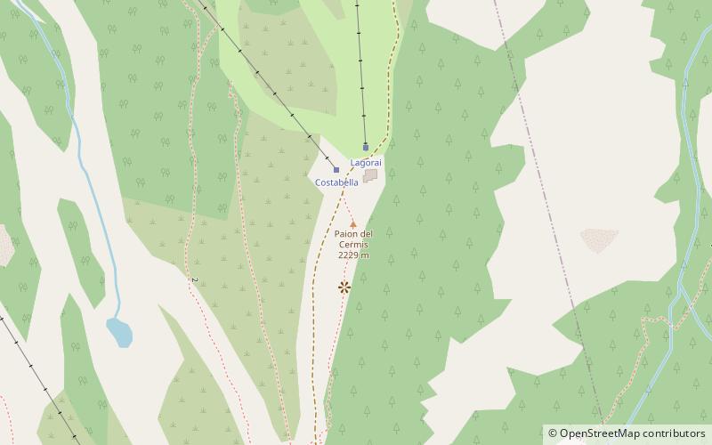 Mont Cermis location map