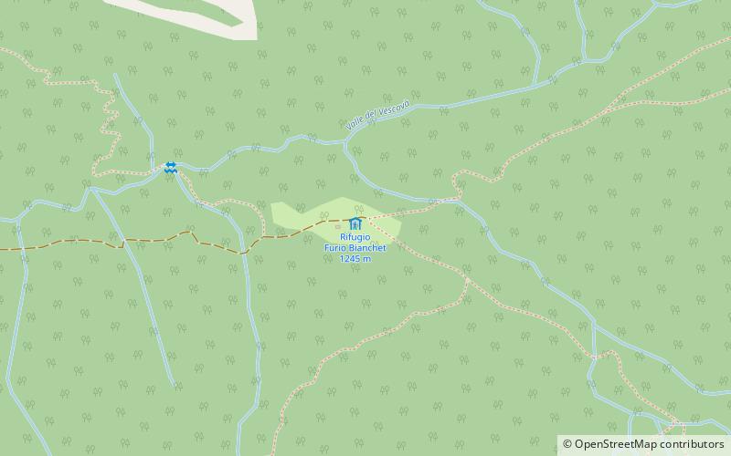 Rifugio Furio Bianchet location map
