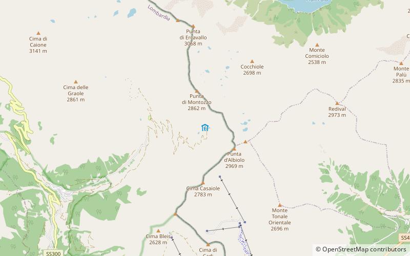 Rifugio Angelino Bozzi location map
