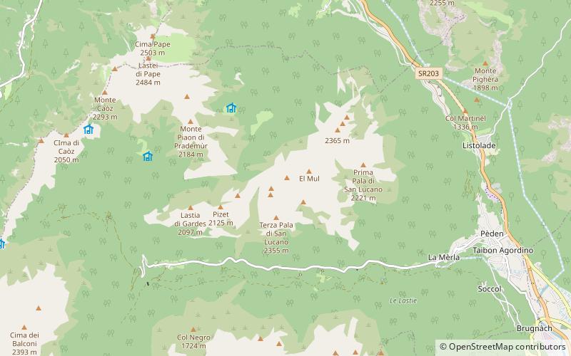 Monte San Lucano location map