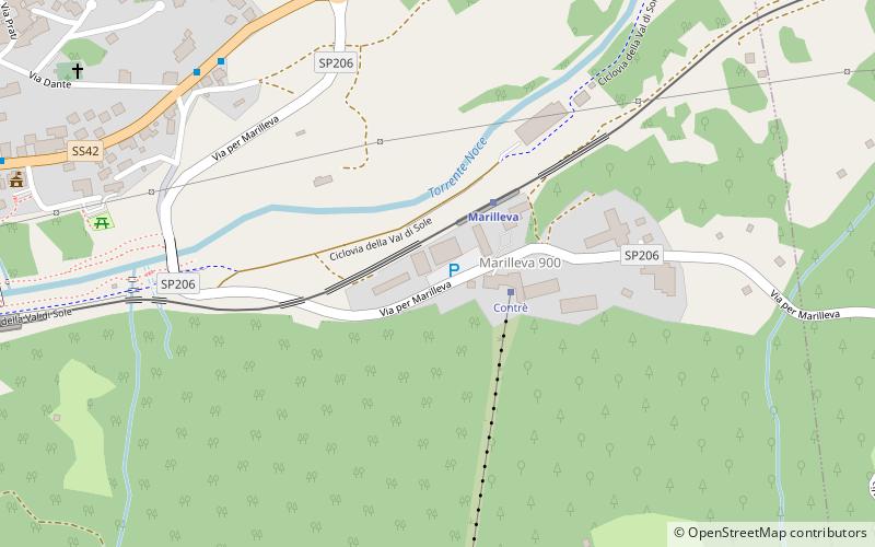 Mezzana location map